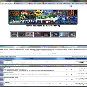 Webdesign: New Super Maxilou Bros. Forum
